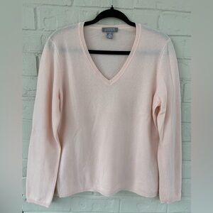 Cashmere by Charter Club 2 Ply 100% Cashmere V-Neck Sweater Size XL